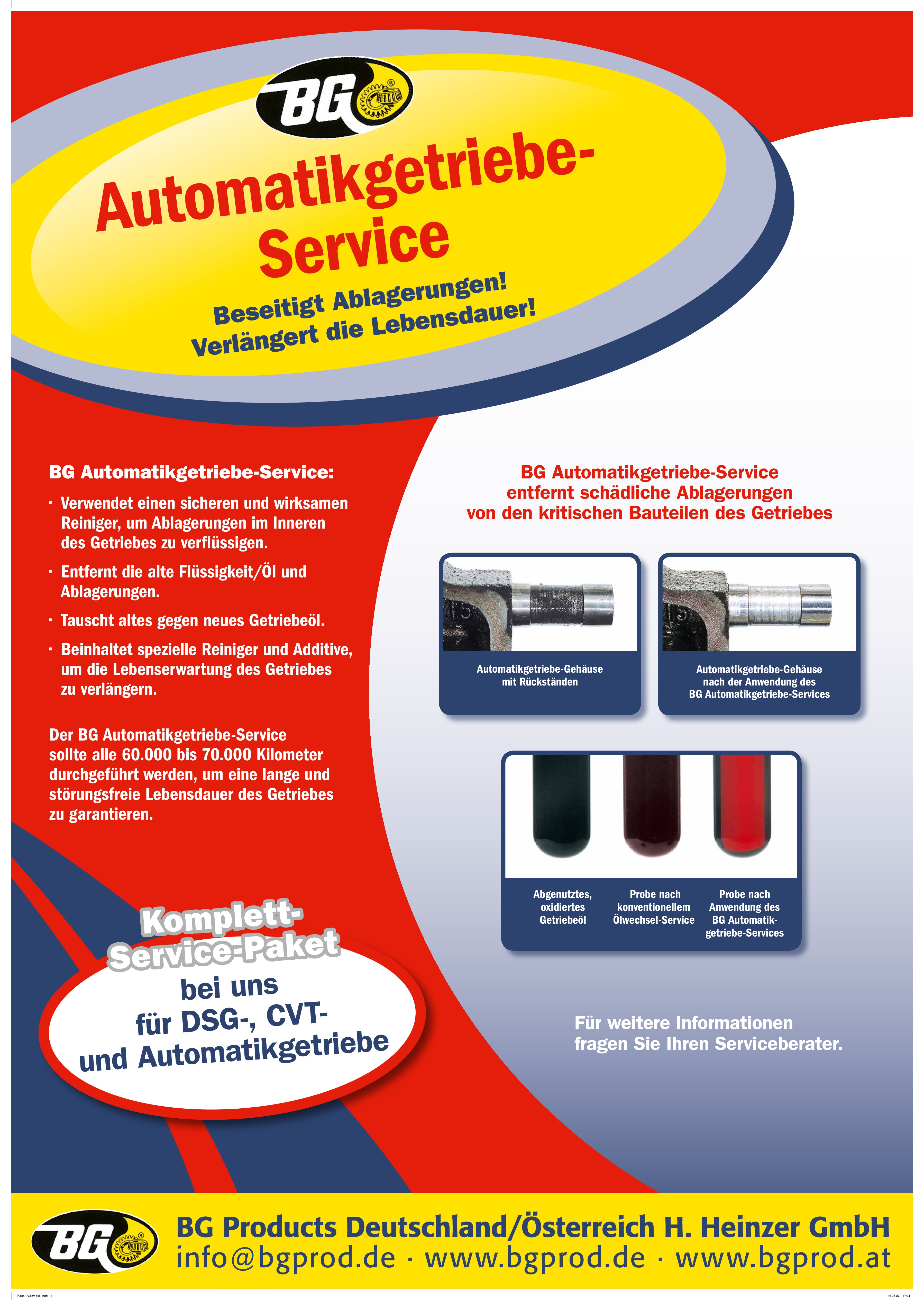 BG Automatikgetriebe Service